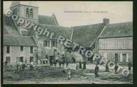 Ville de GENAINVILLE Carte postale ancienne