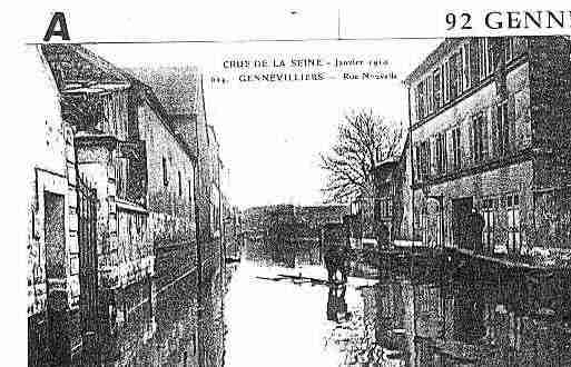 Ville de GENNEVILLIERS Carte postale ancienne