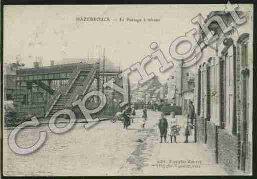 Ville de HAZEBROUCK Carte postale ancienne