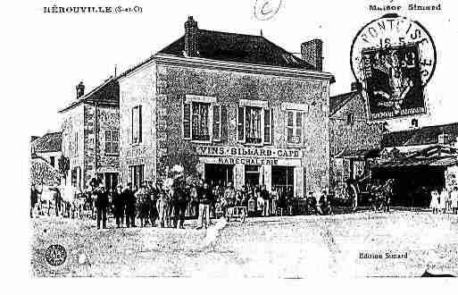 Ville de HEROUVILLE Carte postale ancienne