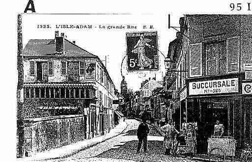 Ville de ISLEADAM(L\') Carte postale ancienne