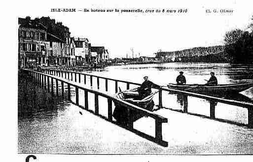 Ville de ISLEADAM(L\') Carte postale ancienne