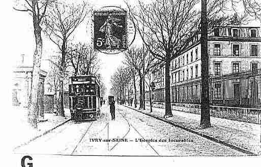Ville de IVRYSURSEINE Carte postale ancienne