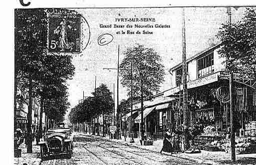 Ville de IVRYSURSEINE Carte postale ancienne