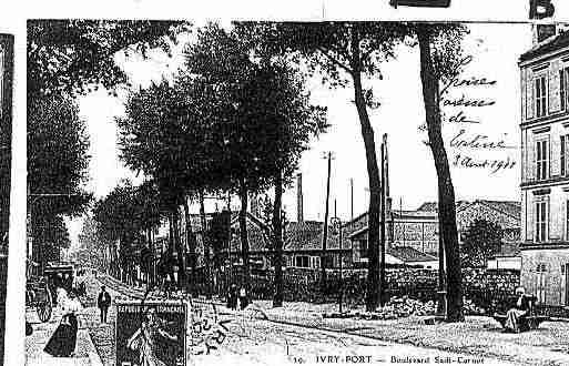 Ville de IVRYSURSEINE Carte postale ancienne