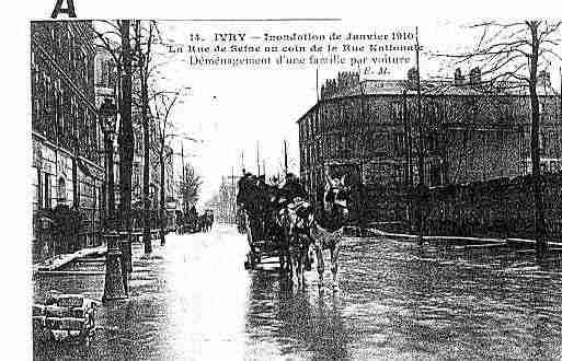 Ville de IVRYSURSEINE Carte postale ancienne