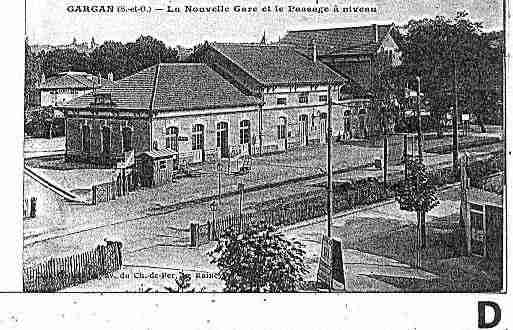 Ville de LIVRYGARGAN Carte postale ancienne