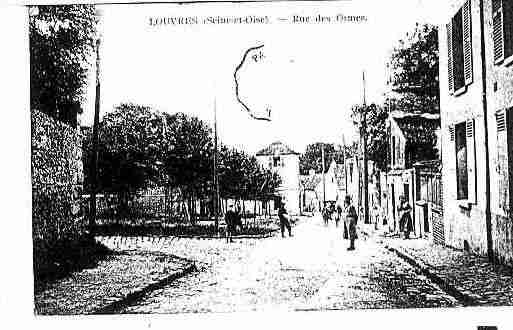 Ville de LOUVRES Carte postale ancienne