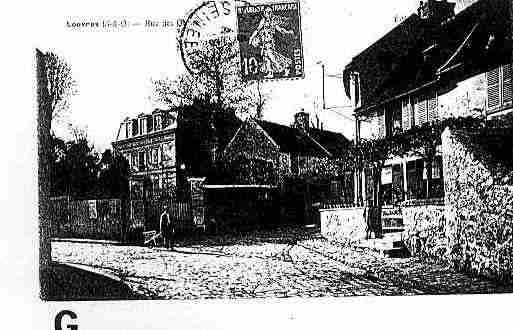 Ville de LOUVRES Carte postale ancienne