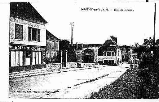 Ville de MAGNYENVEXIN Carte postale ancienne