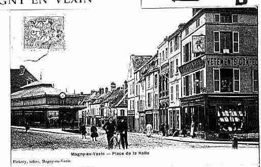 Ville de MAGNYENVEXIN Carte postale ancienne