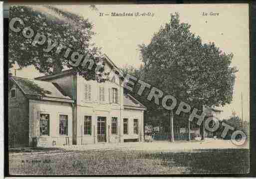 Ville de MANDRESLESROSES Carte postale ancienne