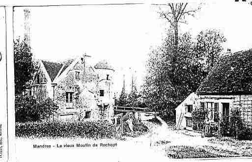 Ville de MANDRESLESROSES Carte postale ancienne
