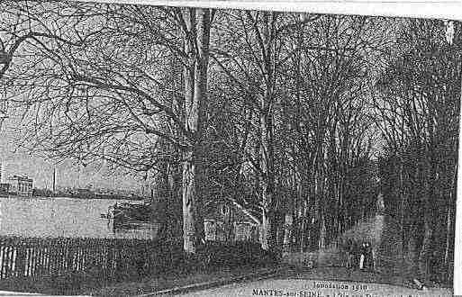 Ville de MANTES Carte postale ancienne