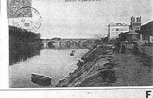 Ville de MANTES Carte postale ancienne