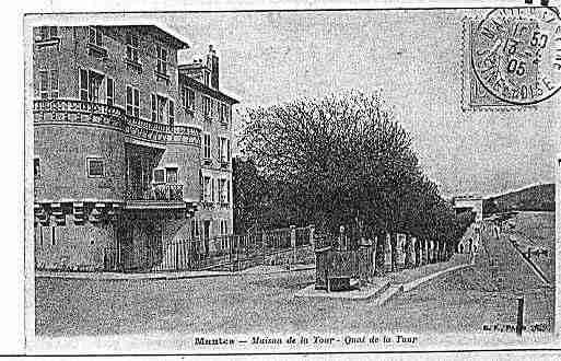 Ville de MANTES Carte postale ancienne