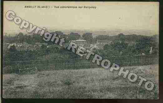 Ville de MARGENCY Carte postale ancienne