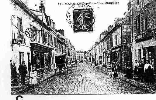 Ville de MARINES Carte postale ancienne