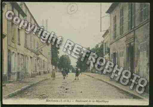 Ville de MARINES Carte postale ancienne