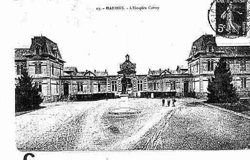 Ville de MARINES Carte postale ancienne