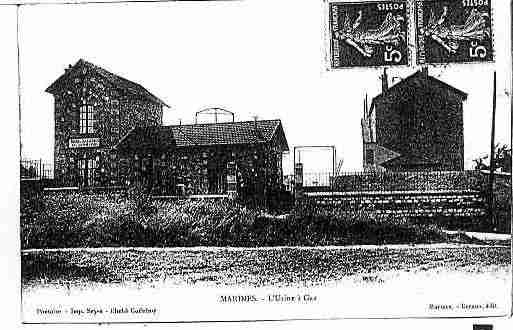 Ville de MARINES Carte postale ancienne