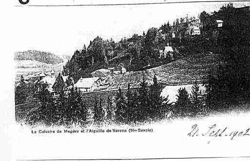 Ville de MEGEVE Carte postale ancienne