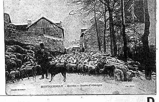 Ville de MONTGEROULT Carte postale ancienne