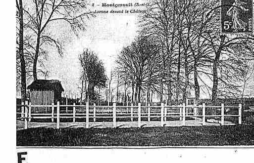 Ville de MONTGEROULT Carte postale ancienne