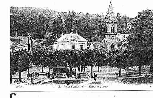 Ville de MONTLIGNON Carte postale ancienne