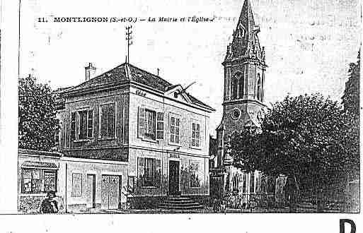 Ville de MONTLIGNON Carte postale ancienne