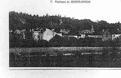 Ville de MONTLIGNON Carte postale ancienne