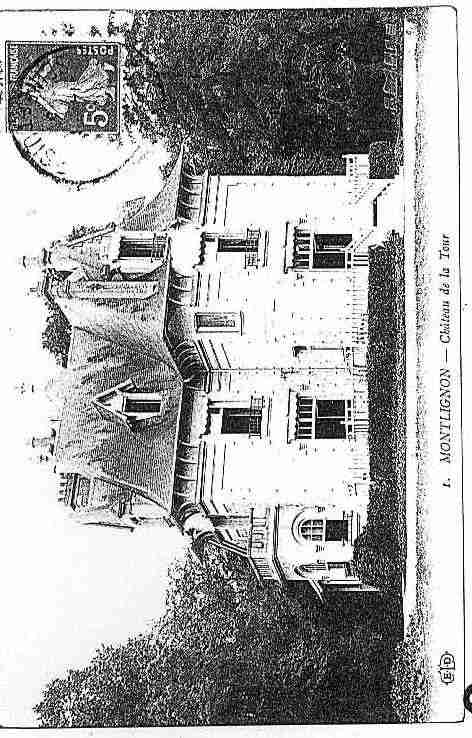 Ville de MONTLIGNON Carte postale ancienne