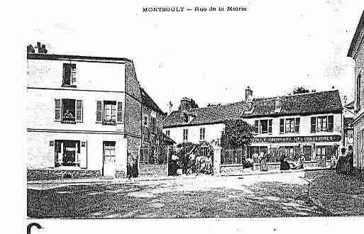 Ville de MONTSOULT Carte postale ancienne