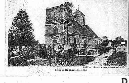 Ville de NUCOURT Carte postale ancienne