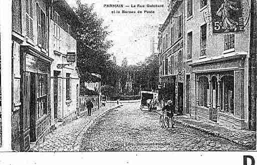 Ville de PARMAIN Carte postale ancienne