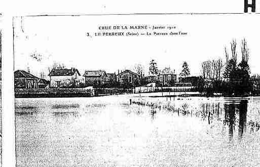 Ville de PERREUXSURMARNE(LE) Carte postale ancienne
