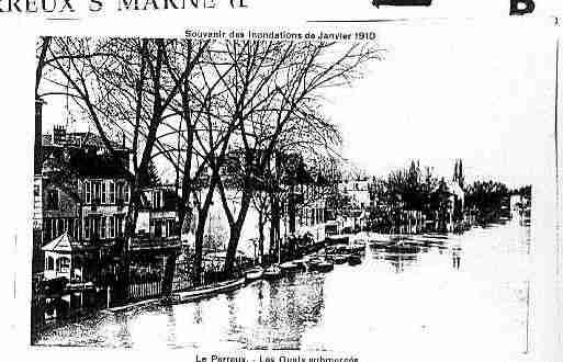 Ville de PERREUXSURMARNE(LE) Carte postale ancienne