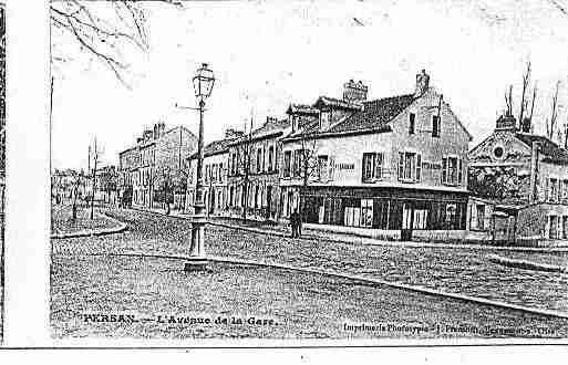 Ville de PERSAN Carte postale ancienne