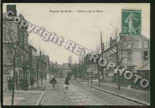 Ville de PERSAN Carte postale ancienne