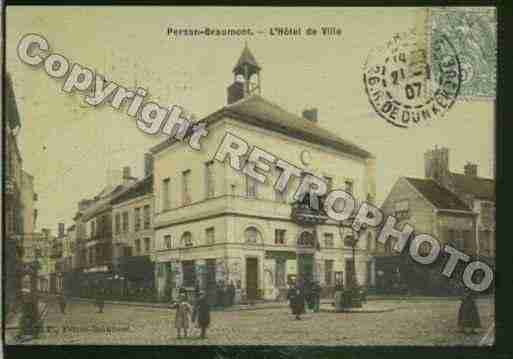 Ville de PERSAN Carte postale ancienne