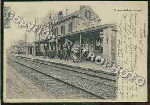 Ville de PERSAN Carte postale ancienne