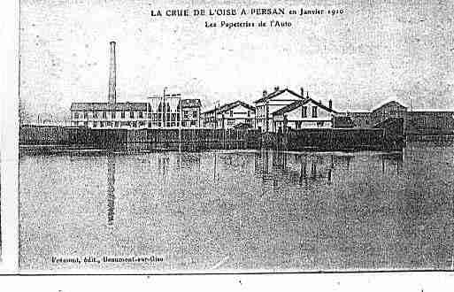 Ville de PERSAN Carte postale ancienne