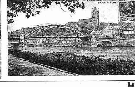 Ville de PERSAN Carte postale ancienne