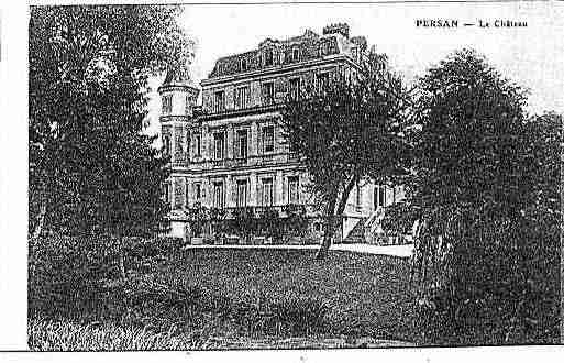 Ville de PERSAN Carte postale ancienne