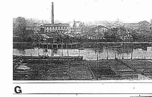 Ville de PERSAN Carte postale ancienne