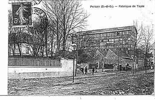 Ville de PERSAN Carte postale ancienne