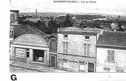 Ville de PERSAN Carte postale ancienne