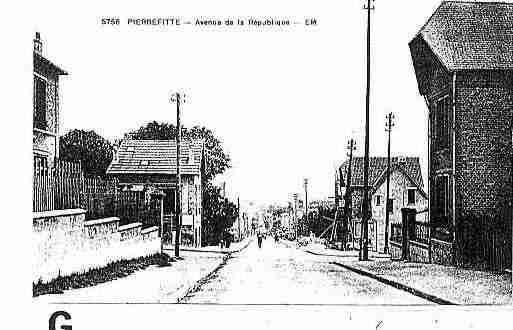 Ville de PIERREFITTESURSEINE Carte postale ancienne Ville de PIERREFITTESURSEINE Carte postale ancienne