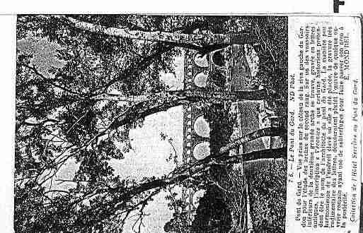 Ville de PONTDUGARD(LE) Carte postale ancienne