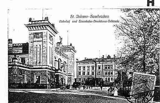 Ville de SAARBRUCKEN Carte postale ancienne